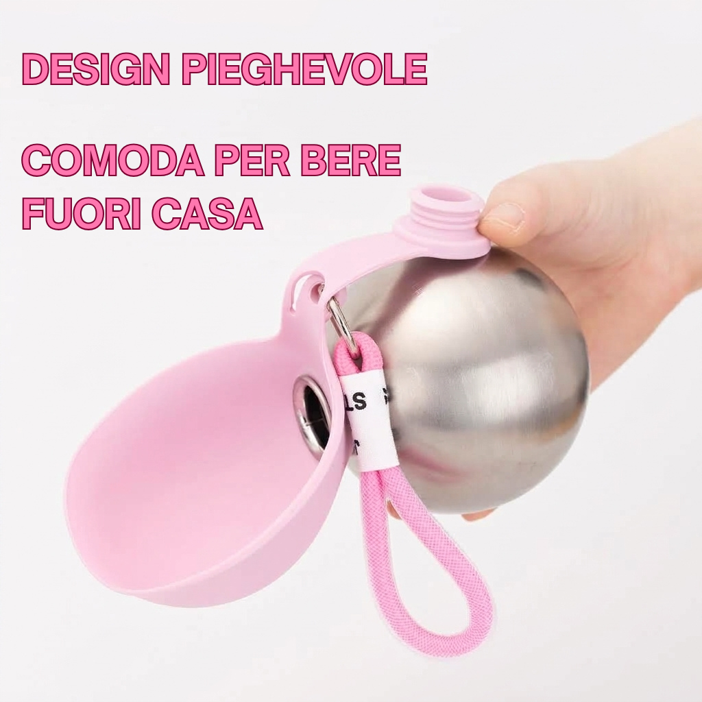 BLUSCO GO - Borraccia da passeggio 2 in 1