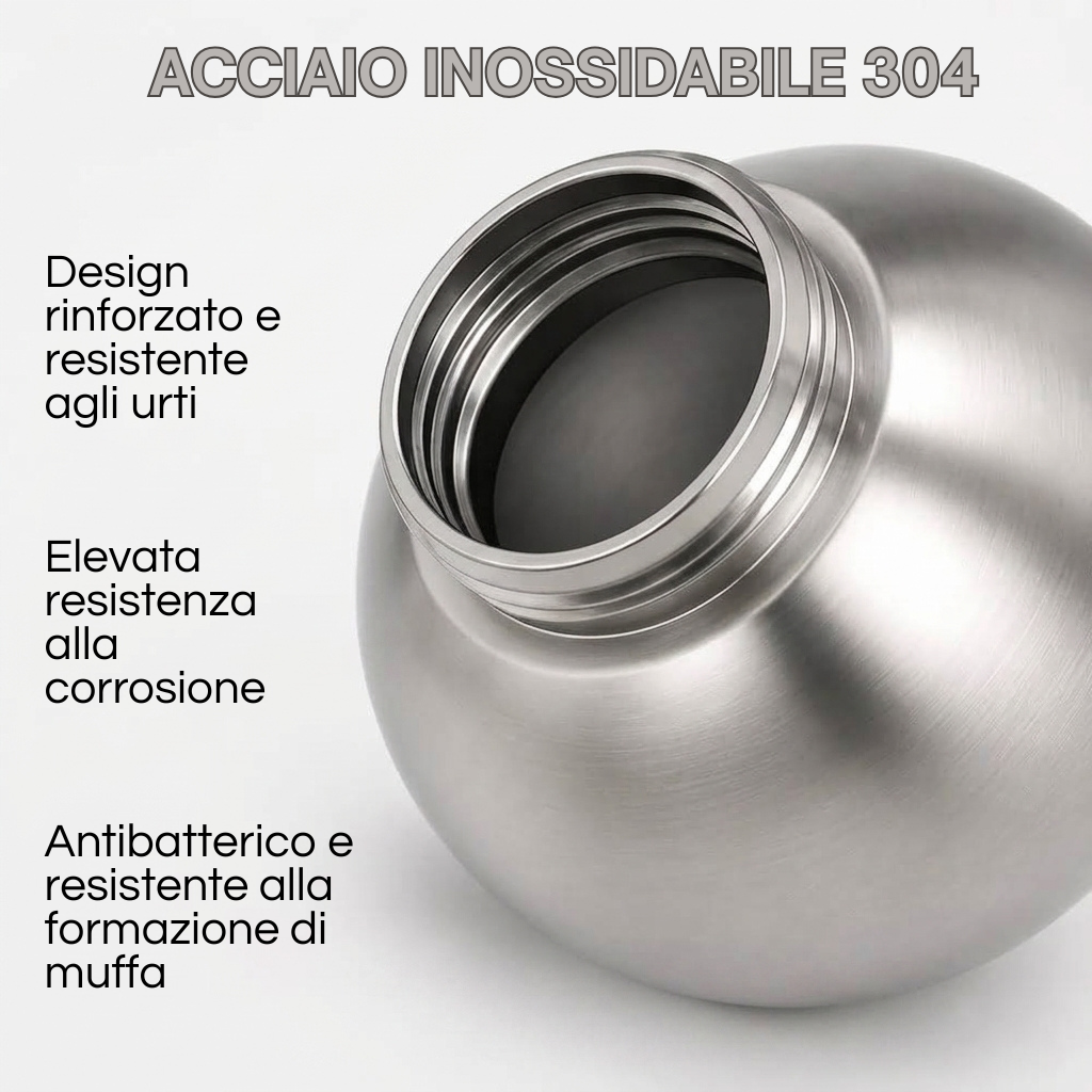 BLUSCO GO - Borraccia da passeggio 2 in 1
